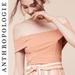 Anthropologie Tops | Anthropologie Deletta Ponte Off The Shoulder Top Sz M | Color: Cream/Pink | Size: M