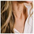 Free People Jewelry | 14 Karat Gold Filled Free People Choker Necklace | Color: Gold | Size: 13-15 Inches