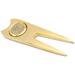 Gold Ball State Cardinals Golf Divot Repair Tool