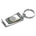 Silver Colorado College Tigers Curve Key Ring