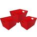 Latitude Run® Paper Basket Set Cardboard/Paper in Red | 7.8 H x 12.72 W x 10.2 D in | Wayfair CA07A2C5961249C0AD8988C07169A47E