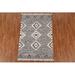 Brown 78 x 54 x 0.2 in Area Rug - Foundry Select Southwestern Kilim Moroccan Wool Area Rug Hand-Woven 5X7 Wool | 78 H x 54 W x 0.2 D in | Wayfair