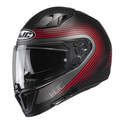 HJC i70 Surf Helm, schwarz-rot, Größe XS