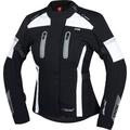 IXS Tour Pacora-ST Veste textile de moto de dames, noir-blanc, taille L pour Femmes