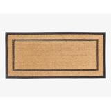 A1HC Entrance Door Mats, 24" x 48", Durable Large Outdoor Rug, Rubber Backed Thin-Profile Heavy Non-Slip Welcome Doormat