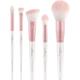 Luvia Cosmetics Pinsel Pinselset Prime Vegan Candy Daily Essentials Blush Brush + Higlighter Brush + Powder Brush + Precision Blender + Eye Shader