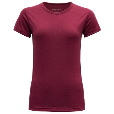 Devold - Breeze Woman T-Shirt - Merinounterwäsche Gr XL rot
