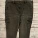 American Eagle Outfitters Jeans | Ae American Eagle Curvy Super Hi-Rise Cargo Jegging Grey Sz 24 Long | Color: Gray | Size: 24