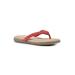 Women's Freedom Thong Sandal by Cliffs in Red Smooth (Size 8 1/2 M)