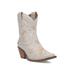 Women's Primrose Mid Calf Western Boot by Dingo in White (Size 6 1/2 M)