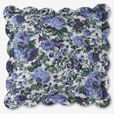 Florence Euro Sham by BrylaneHome in Navy Floral Multi (Size EURO)