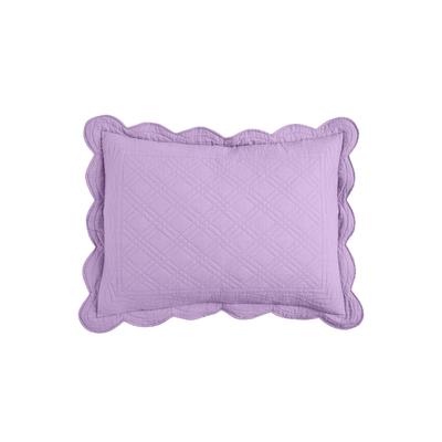 Florence Sham by BrylaneHome in Lilac (Size KING) Pillow
