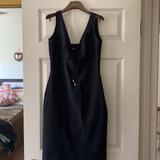 Gucci Dresses | Gucci Black Mid Length Dress W/ Light Gold Hardware. Hardware Has No Scratches. | Color: Black | Size: 4