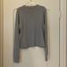 Brandy Melville Tops | Brandy Melville Crop Sweatshirt | Color: Gray | Size: One Size