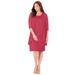 Plus Size Women's Sparkling Lace Jacket Dress by Catherines in Deep Scarlet (Size 20 WP)