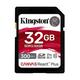 Kingston Canvas React Plus 32GB SDHC Speicherkarte UHS-II 300R/260W U3 V90 for Full HD/4K/8K - SDR2/32GB