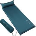 Clostnature Self Inflating Camping Mat - 3.8/5/7.6 cm Lightweight Inflatable Sleeping Mat for Camping, Compact Waterproof Sleeping Pad for Backpacking, Camping Foam Roll Mat for Hiking, Mountaineering