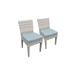 6 Fairmont Armless Dining Chairs in Spa - TK Classics Tkc245B-Adc-3X-C-Spa