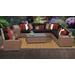 Laguna 11 Piece Outdoor Wicker Patio Furniture Set 11d in Black - TK Classics Laguna-11D-Black