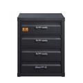 17 Stories Iron 4 - Drawer Accent Chest Metal in Black/Gray | 32 H x 20 W x 26 D in | Wayfair 1341AD1D92BE4400A15685E6A065B3D1