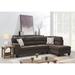 Brown Sectional - Latitude Run® 114" Wide Right Hand Facing Stationary Sofa & Chaise Other Performance Fabrics | 40 H x 114 W x 61 D in | Wayfair