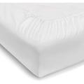 Drap Housse 180x200cm Grand Bonnet 35CM 100% Coton Égyptien 250 Fils pour Matelas Blanc - Vesgantti