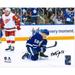 Michael Bunting Toronto Maple Leafs Autographed 8" x 10" Blue Jersey Celebration Photograph