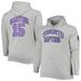 Men's Mitchell & Ness Vince Carter Heathered Gray Toronto Raptors Big Tall Name Number Pullover Hoodie