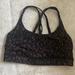 Lululemon Athletica Intimates & Sleepwear | Lululemon Energy Bra. Size 4. Wild Thing Camp Brown | Color: Black/Brown | Size: 4