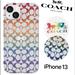 Coach Accessories | Coach Rainbow Ombre Glitter Blink Signature Logo Magsafe Iphone 12 13 Hard Case | Color: Purple/Red | Size: Iphone 13
