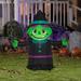 Gemmy Industries Little Witch Inflatable Polyester in Black/Green | 42.13 H x 41.73 W x 22.05 D in | Wayfair G-71933