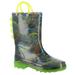 Western Chief Dino Lighted PVC Rain Boot - Boys 5 Infant Grey Boot Medium