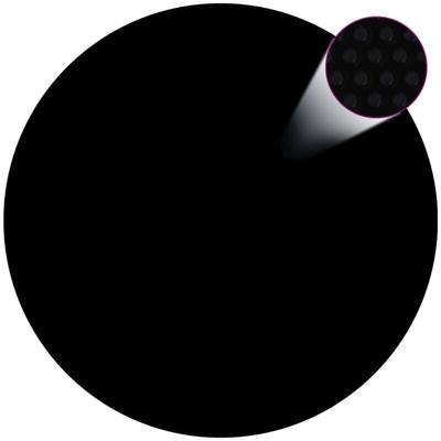 Vidaxl - Poolabdeckung Schwarz 381 cm pe Image
