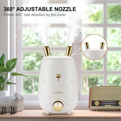 Zukis 3L Top Fill Cool Mist Humidifier with Aroma Tray For Rooms