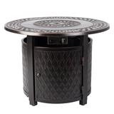 Wagner Round Aluminum Fire Pit - N/A