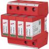 Dehn dg m tns 275 protezione da sovraccarico 230 - 400 v Rosso