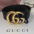 Gucci Accessories | Classic Gucci Belt! Only Worn A Few Times. Great Condition! | Color: Black/Gold | Size: 75