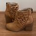 Free People Shoes | Free People Braided Woven Leather Ankle Boots | Color: Tan | Size: 7