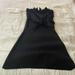 Zara Dresses | Little Black Zara Dress, Knit. Ruffled. Size Large, Nice Thick Fabric, Stretchy. | Color: Black | Size: L