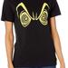 Disney Tops | Disney Villains X Heidi Klum Cruella Glow Eyes T-Shirt | Color: Black/Yellow | Size: M