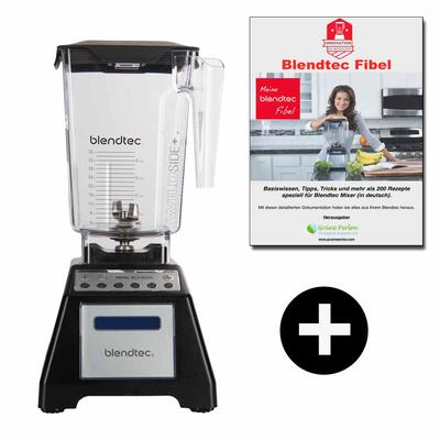 Blendtec Total Blender 2018 + GP-Blendtec Fibel (200+ BT Rezepte) | Hochleistungsmixer | rechtsdrehend