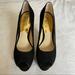 Michael Kors Shoes | Michael Kors Milan Platform, Peep Toe, Black Suede High Heels | Color: Black | Size: 8.5