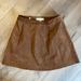 Michael Kors Skirts | Michael Kors Suede Skirt | Color: Brown | Size: 8