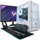 Vibox III-126 Gaming PC - 24" Monitor Bundle - Eight Core Intel i7 10700T Processor - Nvidia RTX 4070 Ti Super 12GB Graphics Card - 32GB RAM - 1TB NVMe SSD - 700W PSU - Windows 11 - WiFi