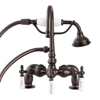 Randolph Morris Mason Hill Collection Deck Mount High Spout Tub Faucet with Handshower RMH685-ORB