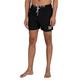 Calvin Klein Herren Badehose Medium Double WB Lang, Schwarz (PVH Black), M