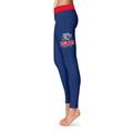 Women's Blue Belmont Bruins Solid Yoga Leggings