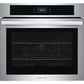 Frigidaire 30" 5.3 cu. ft Self-Cleaning Convection Electric Single Wall Oven, Stainless Steel in Gray | 28 H x 29.87 W x 25.18 D in | Wayfair
