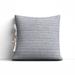 Birch Lane™ Tatia Linen Stripe Ties Pillow Cover & Insert Throw Polyester/Polyfill/Linen | 18 H x 18 W x 5 D in | Wayfair