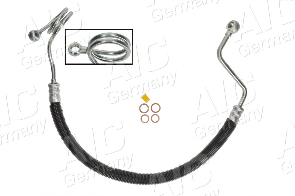 AIC Hydraulikschlauch, Lenkung Premium Quality, Erstausrüsterqualität 58460 Von Hydraulikpumpe Nach Lenkgetriebe für VAG 8E1422893BE 8E1422893AT Image